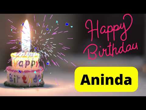 Happy birthday Aninda video
