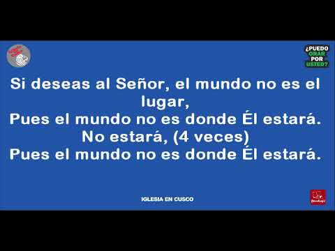 C88  Si deseas al Señor