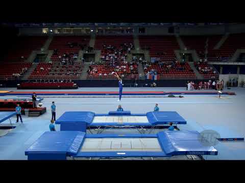 SAVVIDIS Nikolaos (GRE) - 2017 Trampoline Worlds, Sofia (BUL) - Qualification Trampoline Routine 2