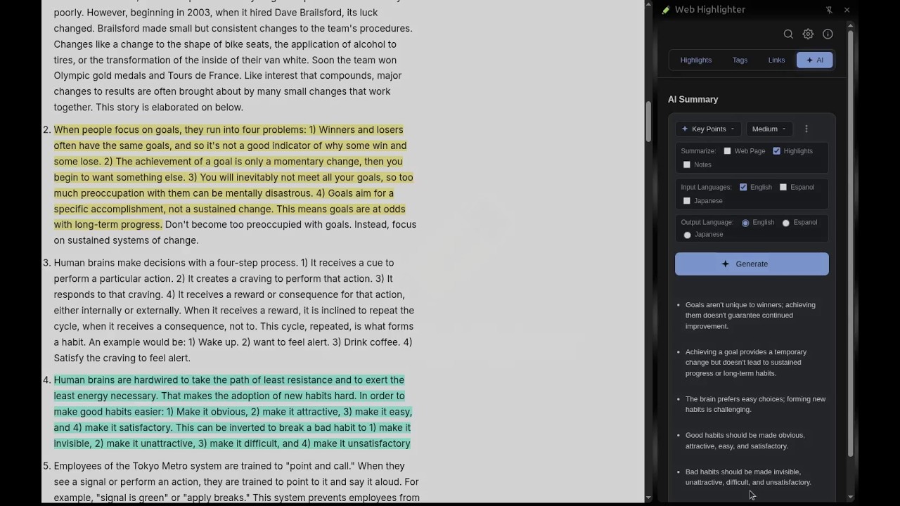 AI-Powered Summaries Demo