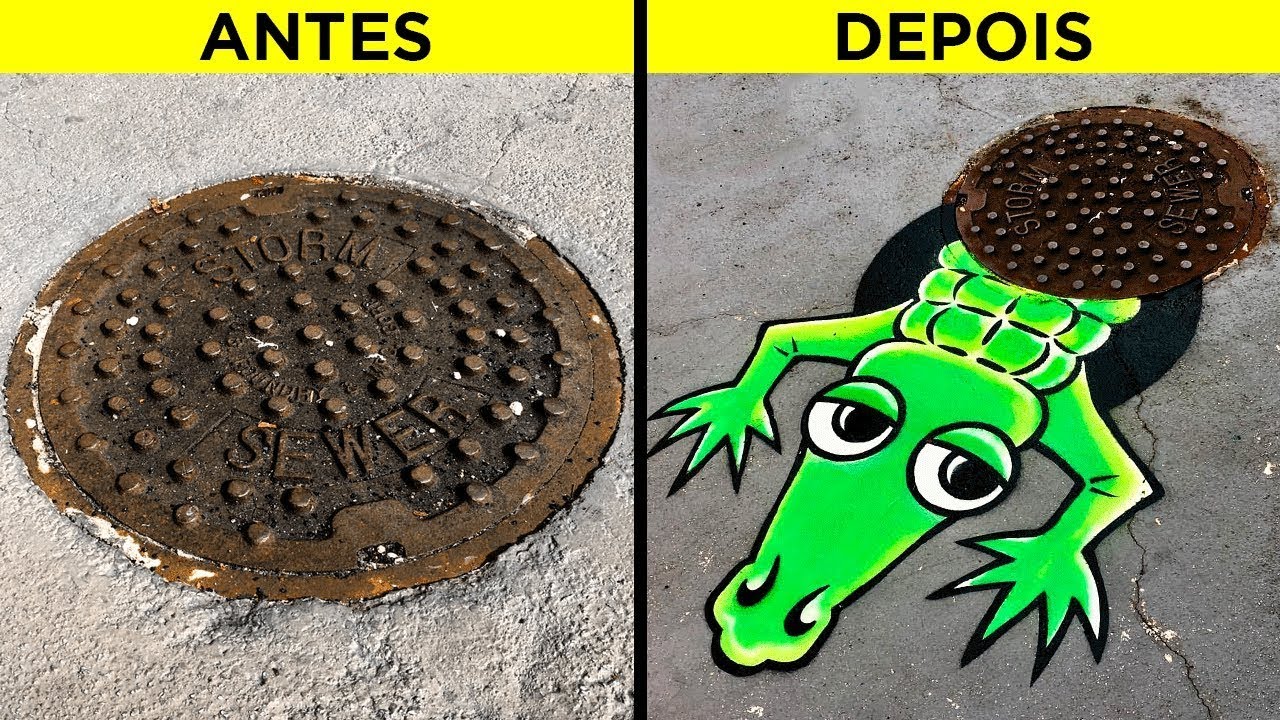 Artes De Rua Incríveis Que Vão Colocar Um Sorriso No Seu Rosto - Parte 3