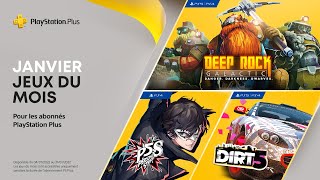PlayStation Plus - Janvier 2022 - Persona 5 Strikers, DIRT 5 et Deep Rock Galactic