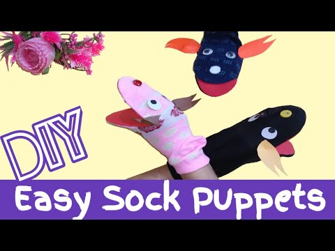 How to make Sock Puppet | How to make Puppets | Puppet making for kids | Best out of west |
