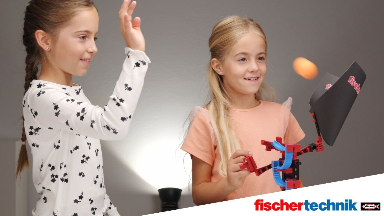 Bauspaß, Geschick und Glück - in einem Spiel vereint I Ping Pong Bowling I fischertechnik