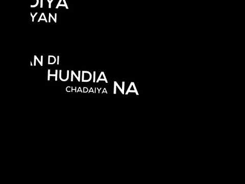 Barood By Gurpreet New Punjabi Song Lyrics Status (Black Background) Video