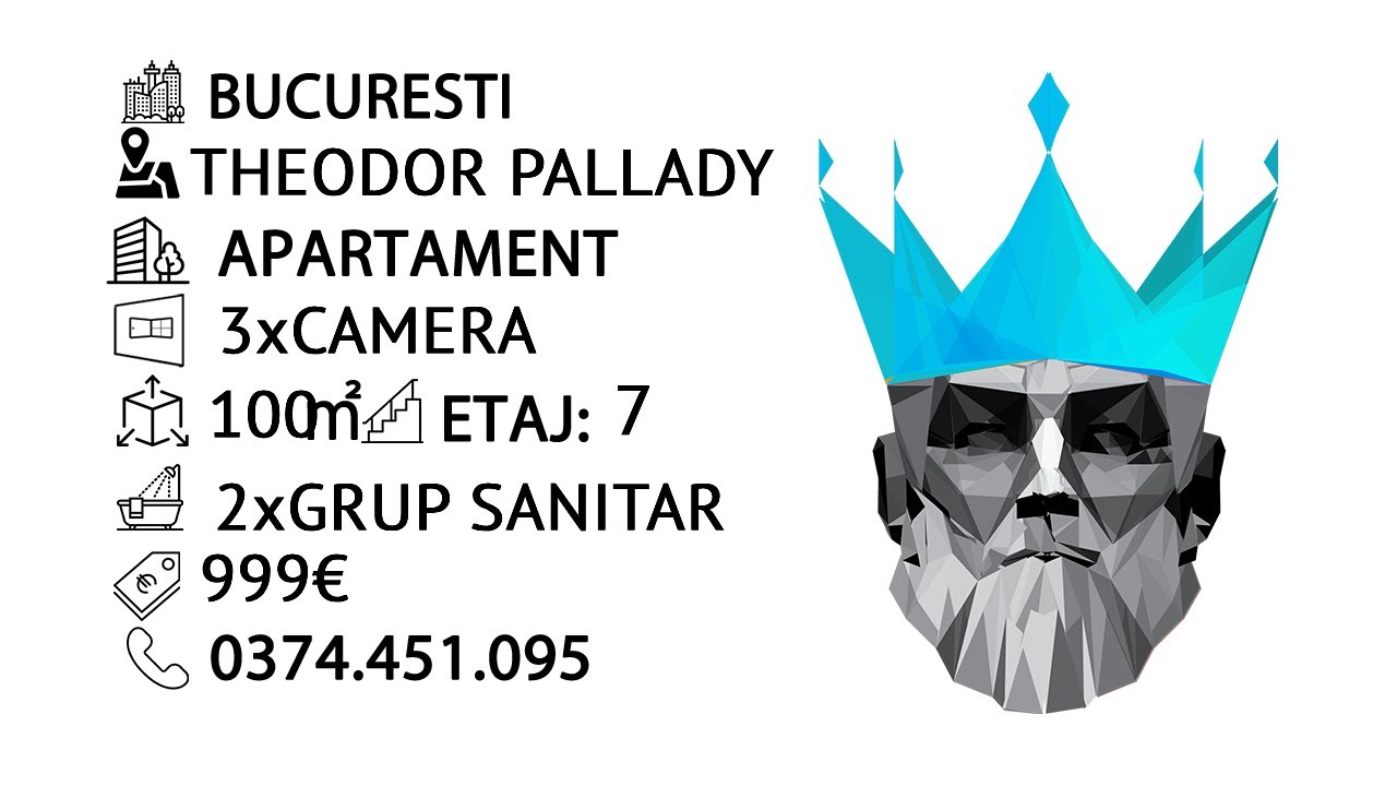 Tur video Theodor Pallady | 3 Camere | Parcare | Centrala | Prima inchiriere | Penthouse