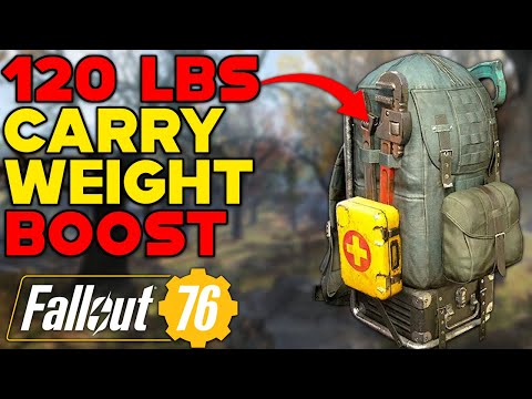 This SECRET BACKPACK Increases Your Carry Weight By 120 LBS In FALLOUT 76