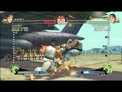 kemu9981 [Ryu] vs WW INFILTRATION [Ryu] SSF4 Arcade Edition