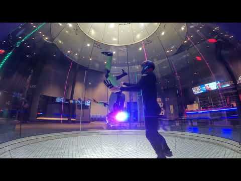 iFly flight session 7/20/23 Getting signed off for back layouts!!