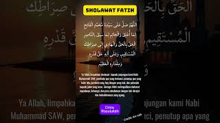 Download lagu Sholawat Fatih - lirik dan artinya, pembuka rezeki dan hati yang tertutup mp3
