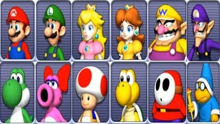 Mario Party 9 - Unlock All Characters Gameplay