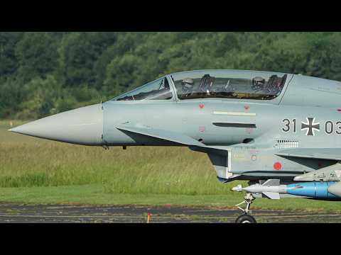[4K] Planespotting Nörvenich „Boelcke“  I Afterburner Takeoff, Eurofighter ,Tornado I GBU-48