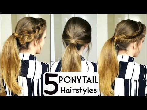 5 Ponytail Hairstyles |  Braided Ponytail Hairstyles | Braidsandstyles12 Video