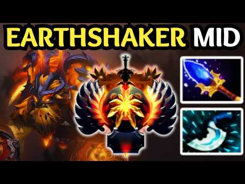 🔥 EARTHSHAKER MID — BLINK 😈 ECHO 😈 ONE SHOT TEAMWIPE | DOTA 2 🔥