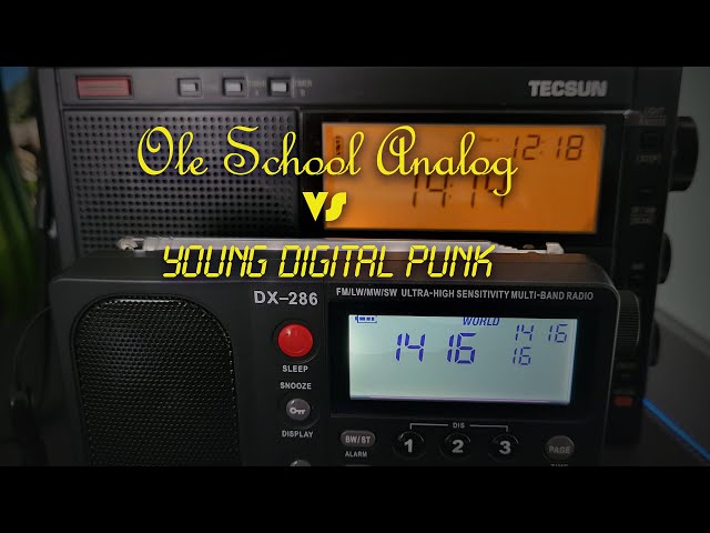 Vídeo relacionado con QODOSEN DX-286 Radio portátil de Onda Corta FM estéreo/Am/LW/SW Radio ultrasensible de Banda Completa con chipset TEF6686, Pantalla LCD, función de Alarma RDS y batería Recargable 18650 (Negro)