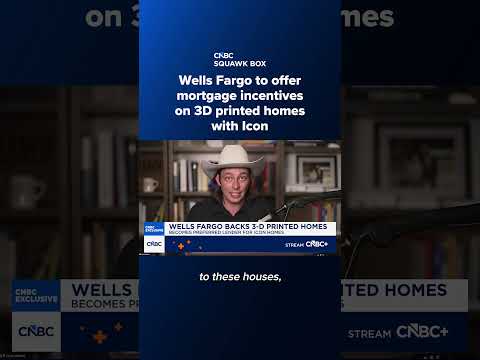 Wells Fargo to offer mortgage incentives on 3D printed homes with Icon
