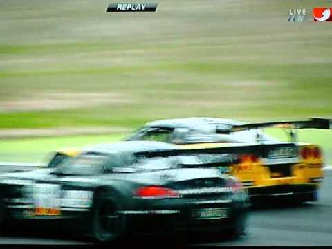 ADAC GT-MASTERS Engelhardt Crash Lausitzring 2013