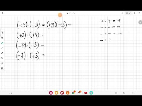 moltiplicazioni e divisioni fra numeri relativi