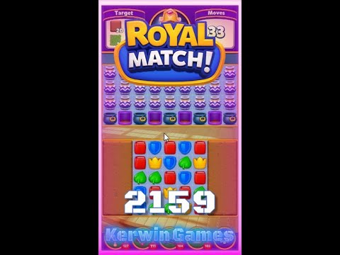 Royal Match Level 2159 - Super Hard Level - No Boosters Gameplay