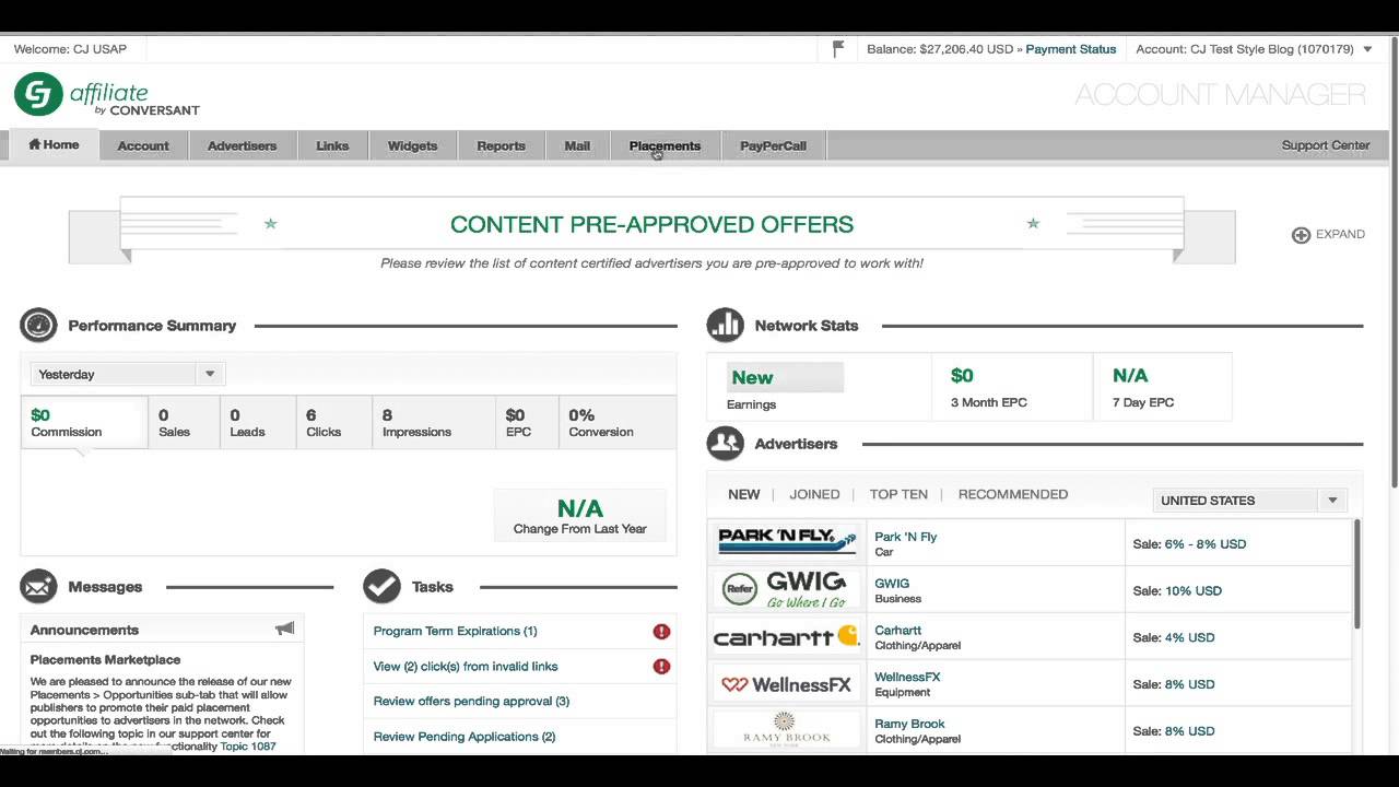 CJ's Placements Marketplace