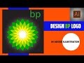 BP Logo Design Tutorial For Beginners In Adobe Illustrator