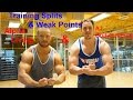 Alpha Living | AJ Bodybuilding | Best Training Split | Weak Points | Training Footage | Bloopers