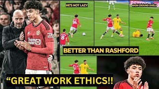 Ethan Wheatley Showcase GREAT WORK ETHICS better than RASHFORD in DEBUT vs Sheffield| Man Utd News