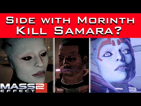 Mass Effect 2 - What Happens If You SIDE WITH MORINTH and KILL SAMARA??? (Includes ME3 Consequences)