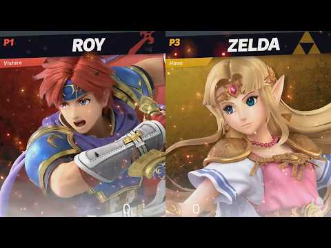 Vishire (Roy) vs Himo (Zelda/Fox/Bowser) - Smash Ultimate @ LXG 5