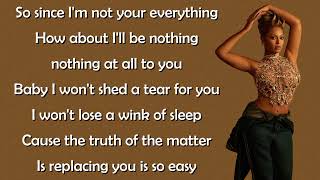 Beyoncé - Irreplaceable (Lyrics)