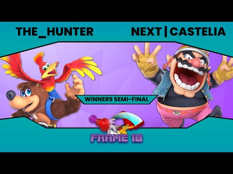 Frame 10 Ultimate Singles | Castelia (Wario) vs The_Hunter (Banjo) | Winners Semi-Final
