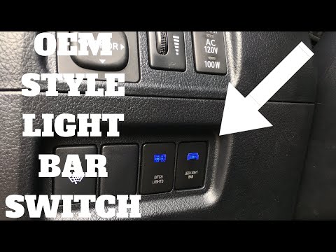 OEM STYLE LIGHT BAR SWITCH INSTALL | TOYOTA 4RUNNER
