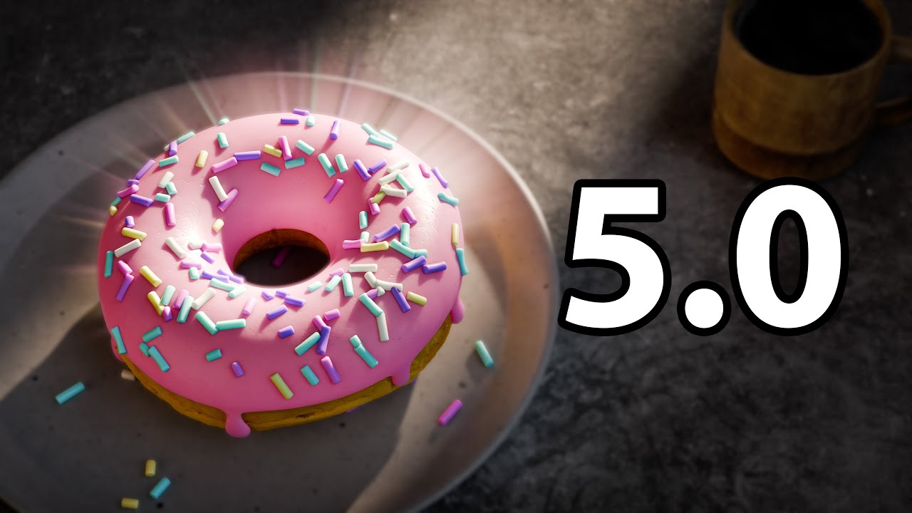 Beginner Blender 5.0 Donut Tutorial - Part 1