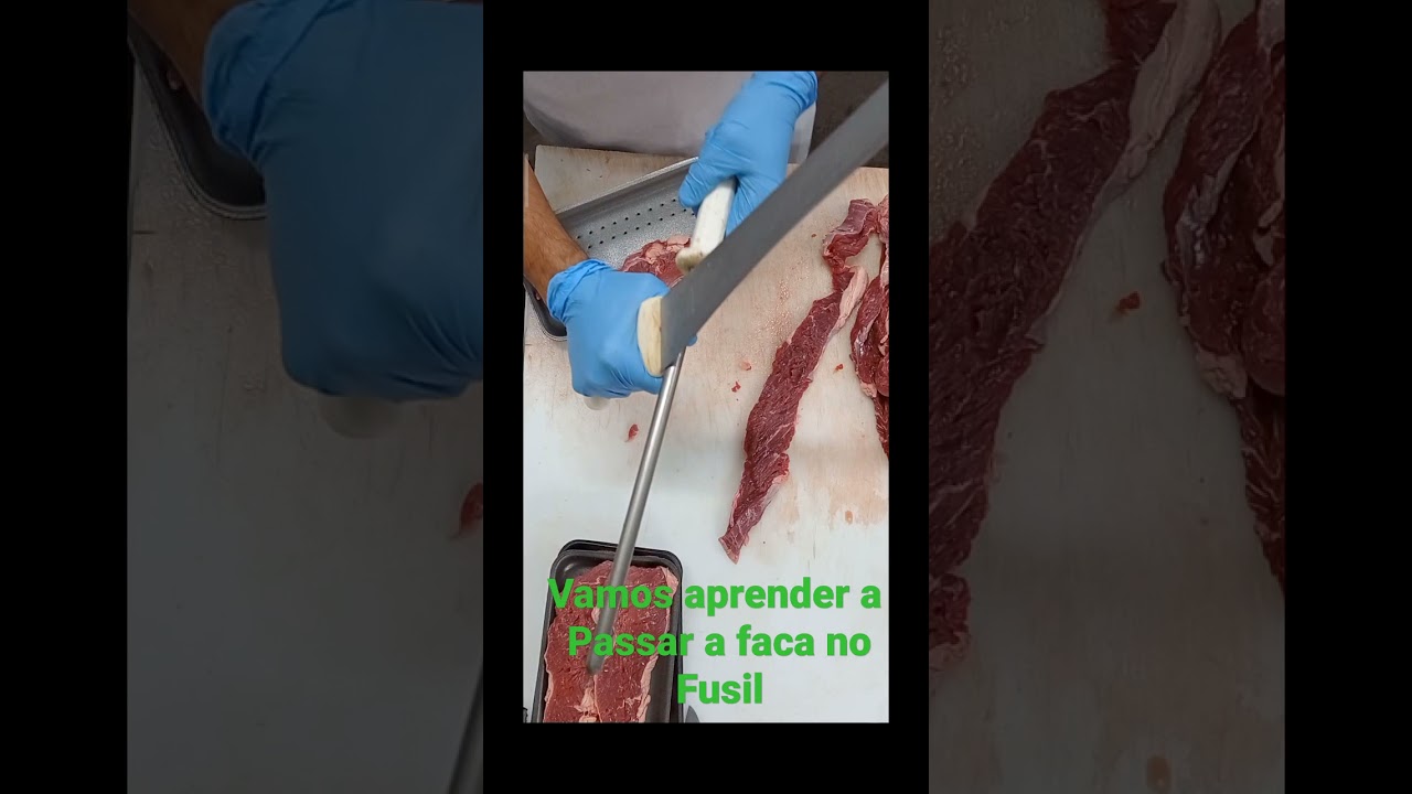 aprenda a passar a faca no fusil chaira