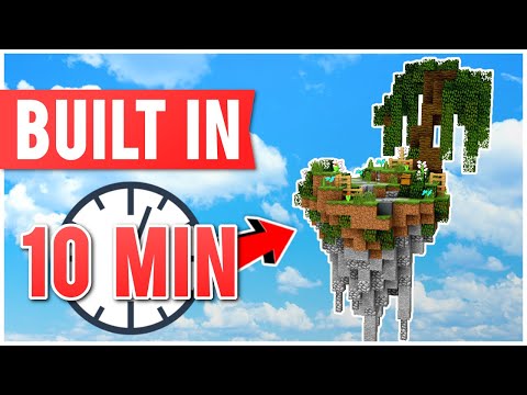 Minecraft Floating Island Tutorial | How to Build in 10 Minutes!