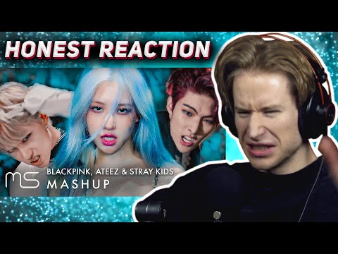 HONEST REACTION to BLACKPINK x ATEEZ x STRAY KIDS – MASHUP