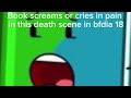 Book Actually Screams Or Cries In Pain In Bfdia 18 Proof
