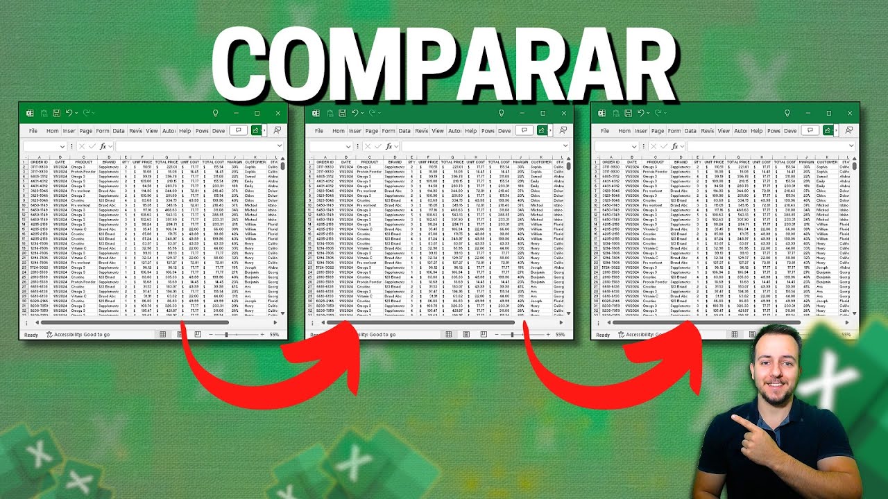 Como Comparar Listas no Excel e Encontrar Diferenças e Semelhanças entre Planilhas
