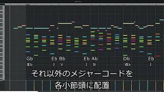 variaudioでごり押しハモリを作成のとこ、もう一回めろうに歌わせたらいいのに。なんで?(00:01:24 - 00:01:49) - お手軽キモコード進行講座 #駄菓子tutOrial型
