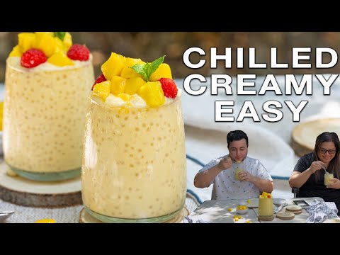 Mango Coconut Sago at the Campsite π§πΏ | Easy Summer Dessert Outdoors!