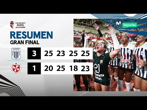 RESUMEN: Alianza Lima 3️⃣ - 1️⃣ U. San Martín | GRAN FINAL | LNSV 2023-2024 👋🏐🏆