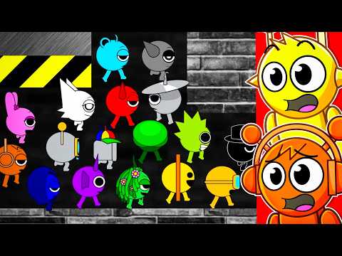 SPRUNKI vs SHUTTER CRUSH (Marble Race)