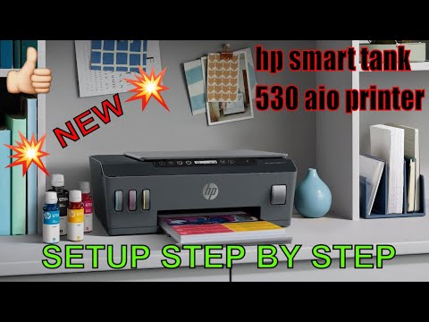 Hewlett Packard (HP) Daugiafunkcis spausdintuvas HP Smart Tank 530 spalvotas video