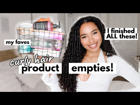 MY FAVOURITE CURLY HAIR PRODUCTS - PRODUCT EMPTIES!