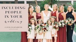 Including People in Your Wedding Without Making Them a Bridesmaid or Groomsman in the Bridal Party