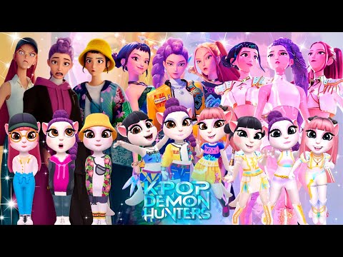 😈🎵 My Talking Angela 2 | K-POP DEMON HUNTERS | New Cosplay  Makeover 🔥✨