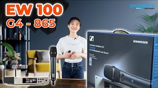 Video thumbnail for [REVIEW] Bộ Micro Không Dây SENNHEISER EW 100 G4-865: EM 100 G4; SKM 100 G4, MME 865-1 by TCA TRUNG CHÍNH AUDIO