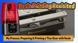 Resin Printing TINY 3DO FZ1 CDROM gears. Will they Work? New Elegoo Mars 3 Printer!