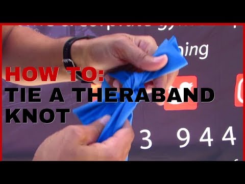 How to make a Theraband Knot