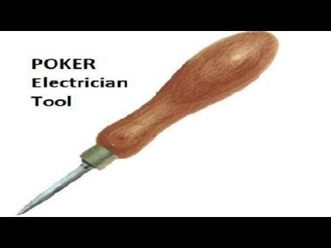 Poker||electrical tool||hand tool||gilmet|| poker screwdriver||hand tool|| holemeker Video